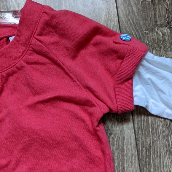 NWT Baby Girl(12-18M) - NEXT Terry Long Sleeve Fooler - Picture 3 of 7